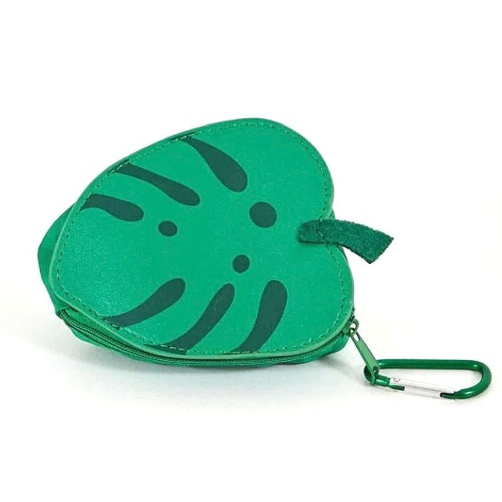 SOLD FARM Rio Monstera Leaf Foldable Tote Bag w/Carrying Case Pouch 16.5 x 16.5" - Picture 2 of 4